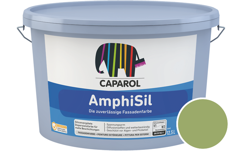 Caparol AmphiSil 12,5L Fassadenfarbe / Getnt im Farbton Pinie 75