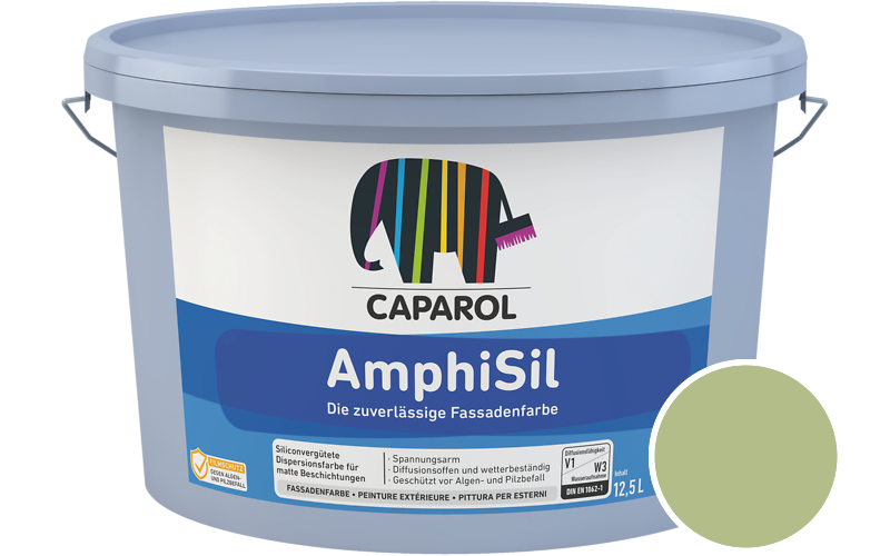Caparol AmphiSil 2,5L Fassadenfarbe / Getnt im Farbton Pinie 80