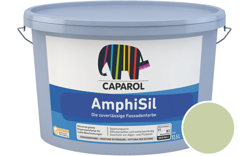 Caparol AmphiSil 2,5L Fassadenfarbe / Getnt im Farbton Pinie 85