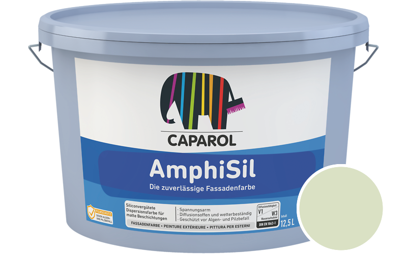 Caparol AmphiSil 2,5L Fassadenfarbe / Getnt im Farbton Pinie 90