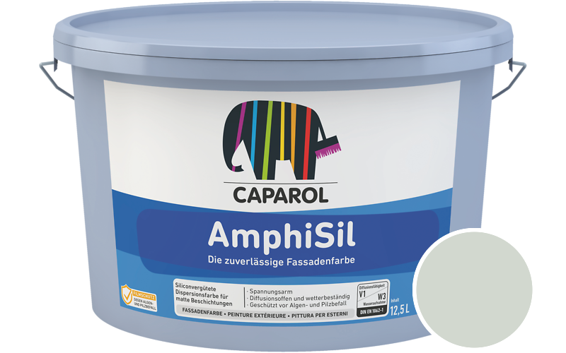Caparol AmphiSil 2,5L Fassadenfarbe / Getnt im Farbton Salbei 15