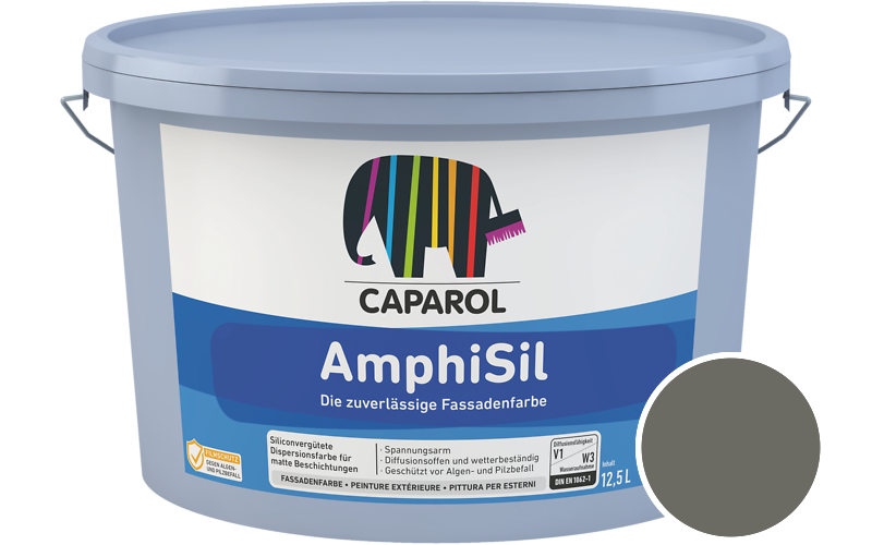Caparol AmphiSil 12,5L Fassadenfarbe / Getnt im Farbton Schiefer 12