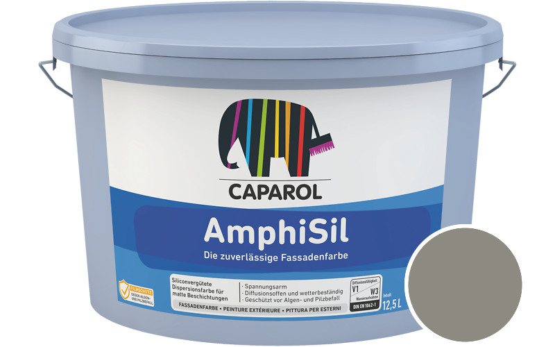 Caparol AmphiSil 12,5L Fassadenfarbe / Getnt im Farbton Schiefer 13