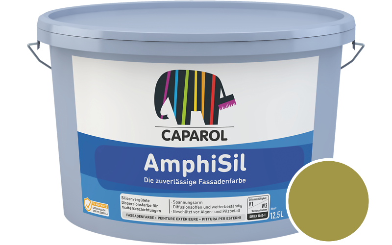 Caparol AmphiSil 2,5L Fassadenfarbe / Getnt im Farbton Tundra 125