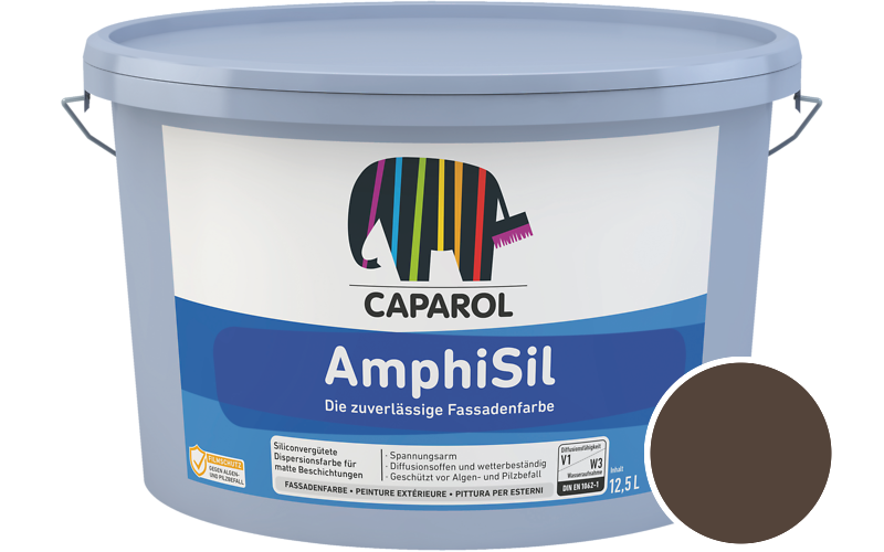 Caparol AmphiSil 2,5L Fassadenfarbe / Getnt im Farbton Umbrien 0