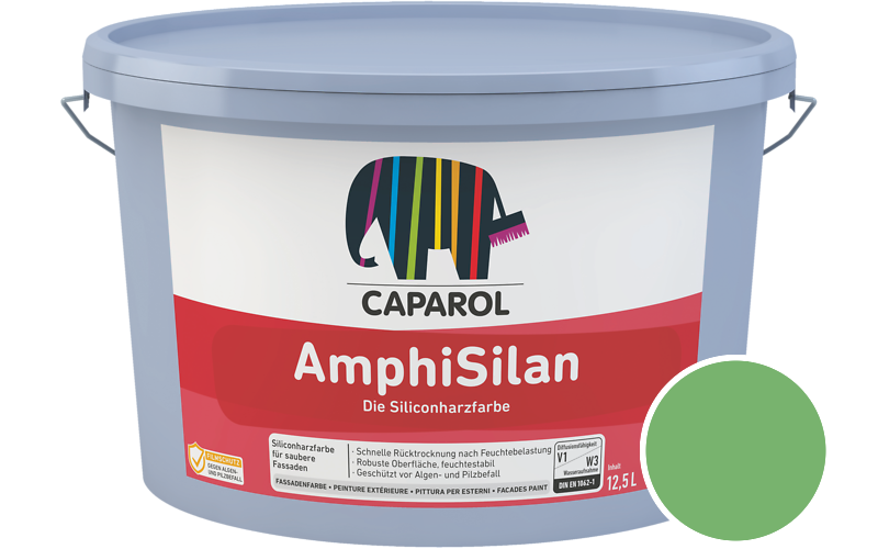 Caparol AmphiSilan 7,5L Fassadenfarbe / Getnt im Farbton Agave 130