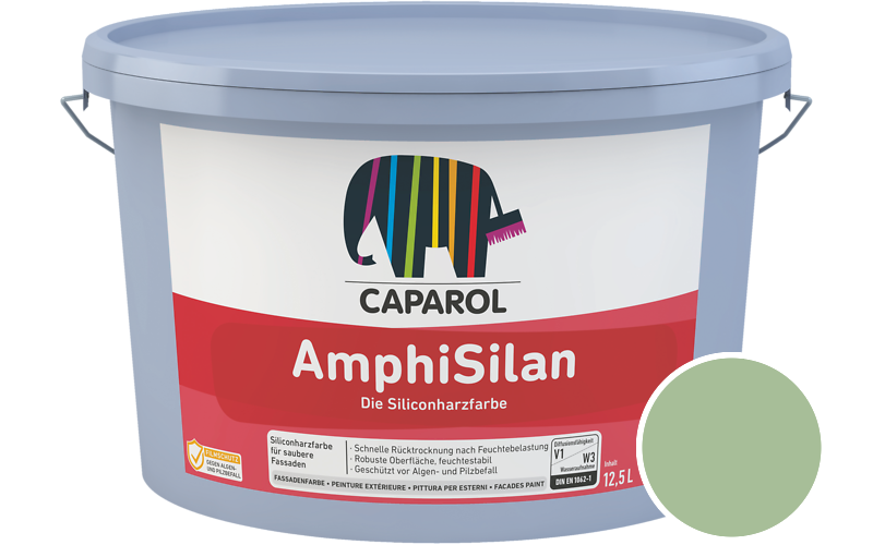 Caparol AmphiSilan 7,5L Fassadenfarbe / Getönt im Farbton Agave 70