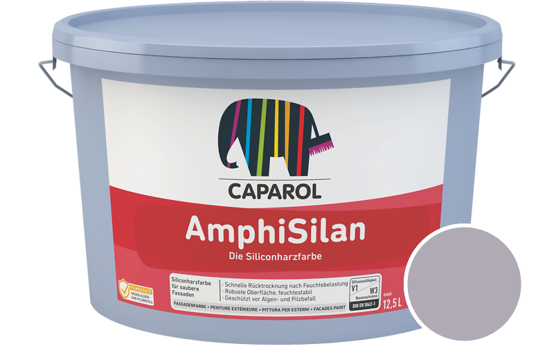 Caparol AmphiSilan 12,5L Fassadenfarbe / Getönt im Farbton Amethyst 45