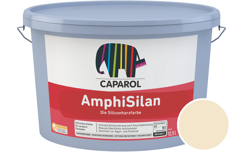 Caparol AmphiSilan 7,5L Fassadenfarbe / Getnt im Farbton Aprikose 18