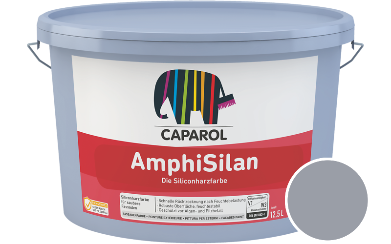 Caparol AmphiSilan 7,5L Fassadenfarbe / Getnt im Farbton Aquarell 5
