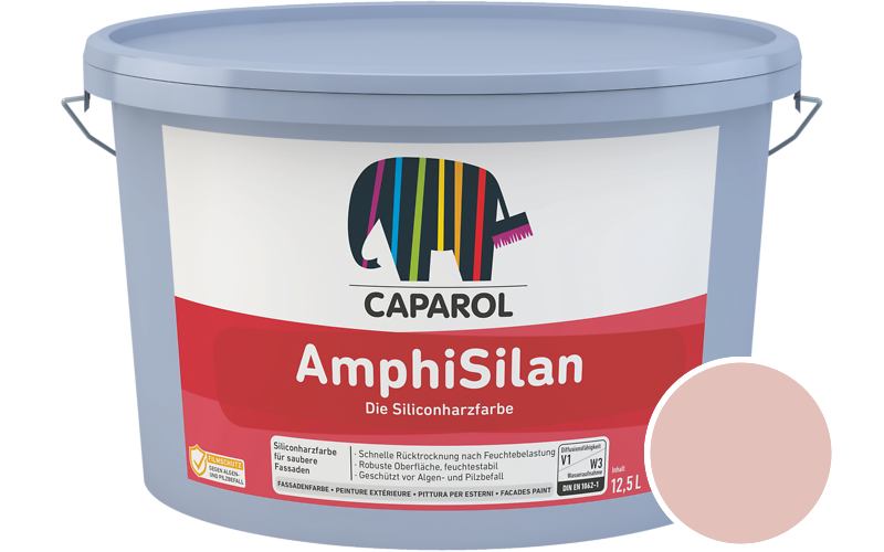 Caparol AmphiSilan 7,5L Fassadenfarbe / Getnt im Farbton Bordeaux 60
