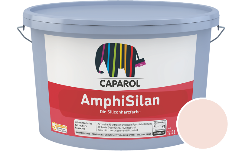 Caparol AmphiSilan 2,5L Fassadenfarbe / Get�nt im Farbton Cameo 150