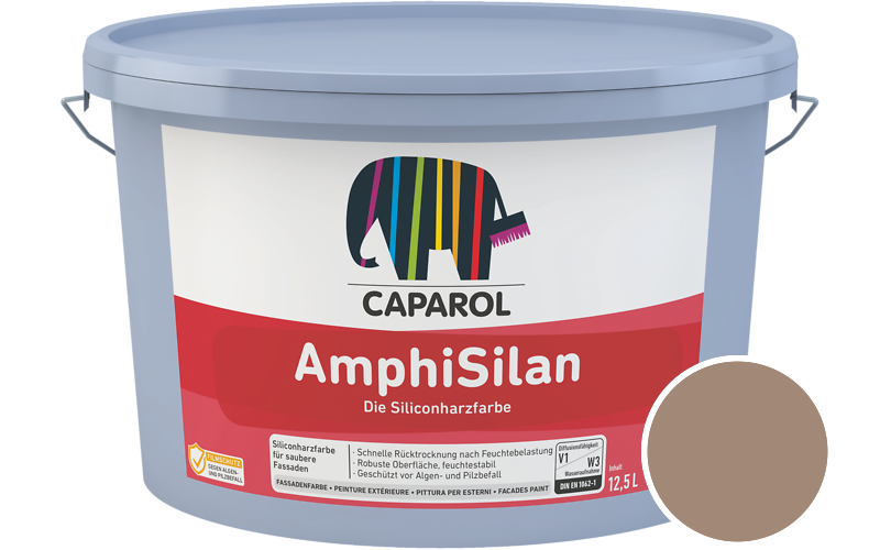 Caparol AmphiSilan 2,5L Fassadenfarbe / Getnt im Farbton Ceramic 10