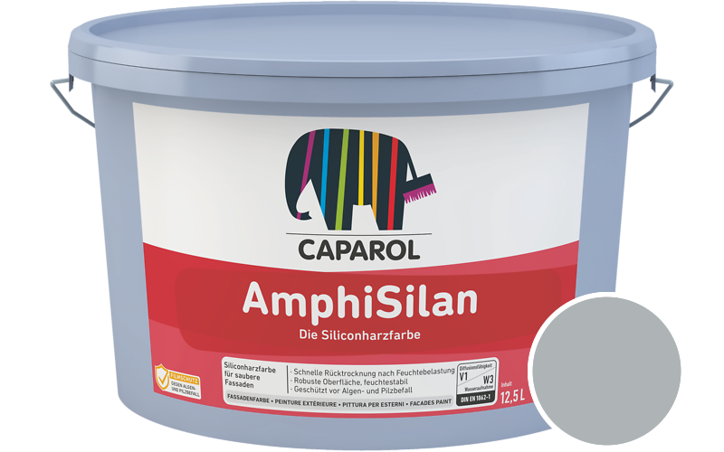 Caparol AmphiSilan 2,5L Fassadenfarbe / Getnt im Farbton Coelin 5