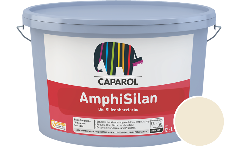 Caparol AmphiSilan 7,5L Fassadenfarbe / Getnt im Farbton Cognac 18