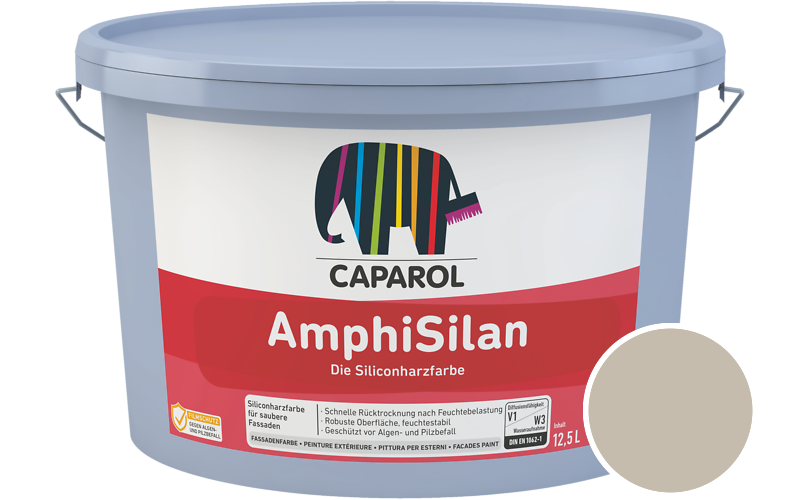 Caparol AmphiSilan 12,5L Fassadenfarbe / Getnt im Farbton Curcuma 25