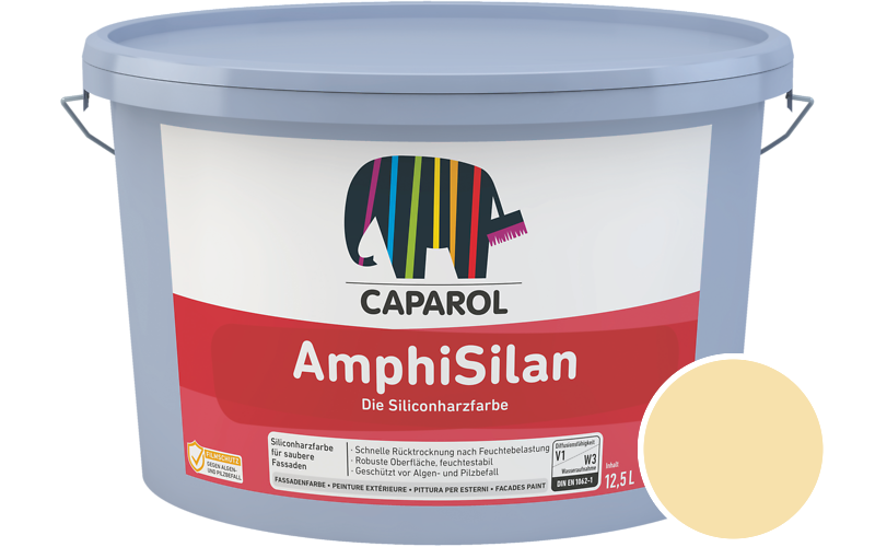 Caparol AmphiSilan 12,5L Fassadenfarbe / Getnt im Farbton Curry 120