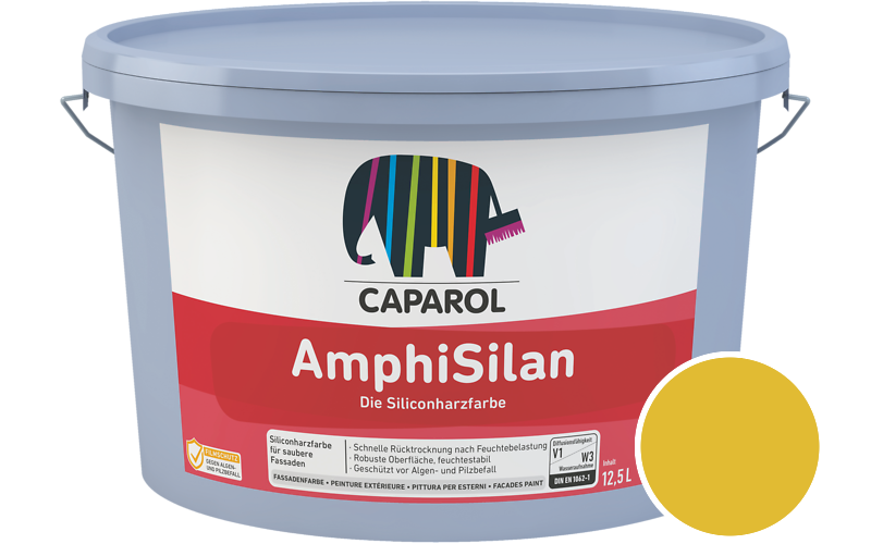 Caparol AmphiSilan 7,5L Fassadenfarbe / Getnt im Farbton Curry 130
