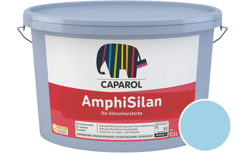 Caparol AmphiSilan 7,5L Fassadenfarbe / Getnt im Farbton Donau 15