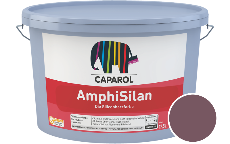 Caparol AmphiSilan 7,5L Fassadenfarbe / Getönt im Farbton Flamenco 95
