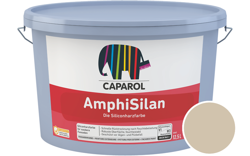 Caparol AmphiSilan 12,5L Fassadenfarbe / Get�nt im Farbton Ginster 50