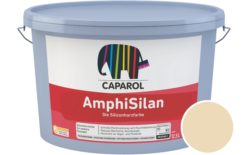 Caparol AmphiSilan 7,5L Fassadenfarbe / Getnt im Farbton Ginster 85
