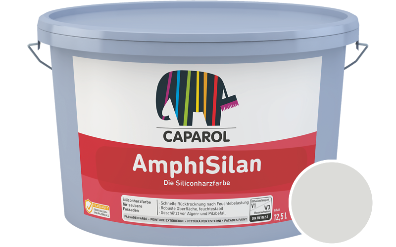 Caparol AmphiSilan 7,5L Fassadenfarbe / Getnt im Farbton Granit 60