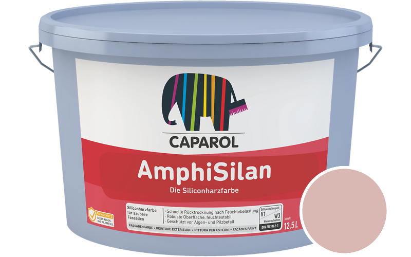Caparol AmphiSilan 2,5L Fassadenfarbe / Getnt im Farbton Grenadin 115