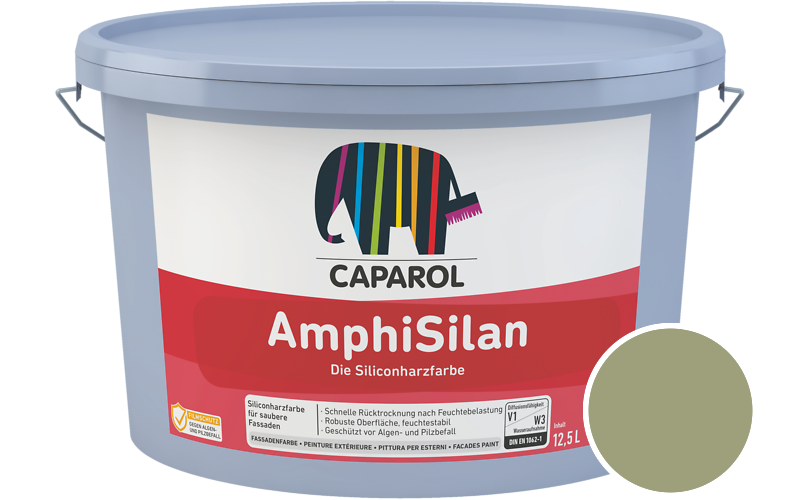 Caparol AmphiSilan 12,5L Fassadenfarbe / Getnt im Farbton Jade 100