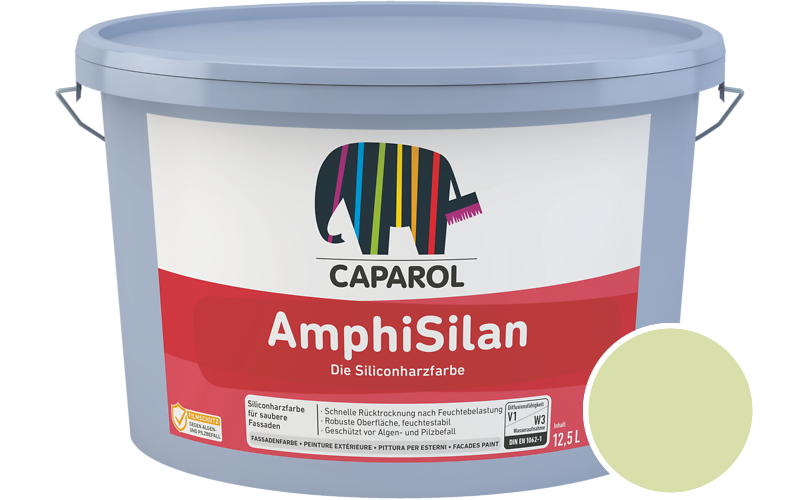Caparol AmphiSilan 2,5L Fassadenfarbe / Getnt im Farbton Jade 115