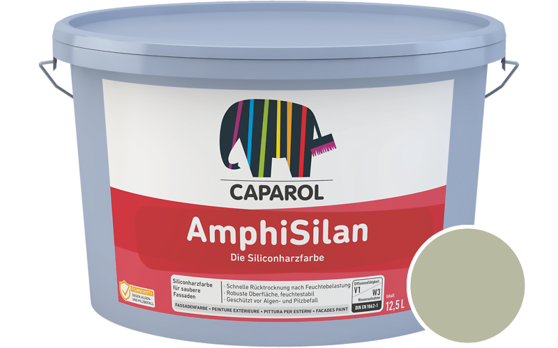 Caparol AmphiSilan 12,5L Fassadenfarbe / Getnt im Farbton Jade 75