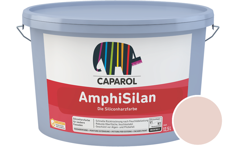 Caparol AmphiSilan 7,5L Fassadenfarbe / Getönt im Farbton Korall 55