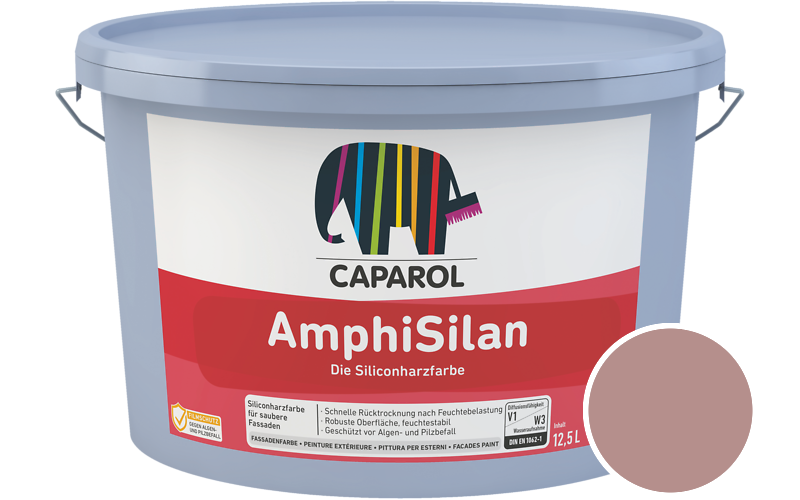 Caparol AmphiSilan 7,5L Fassadenfarbe / Getnt im Farbton Korall 80