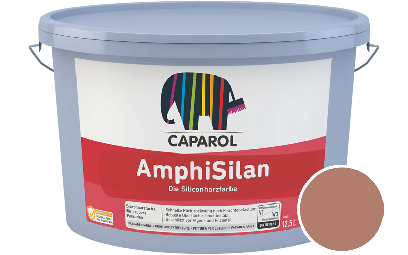 Caparol AmphiSilan 7,5L Fassadenfarbe / Getönt im Farbton Lachs 35