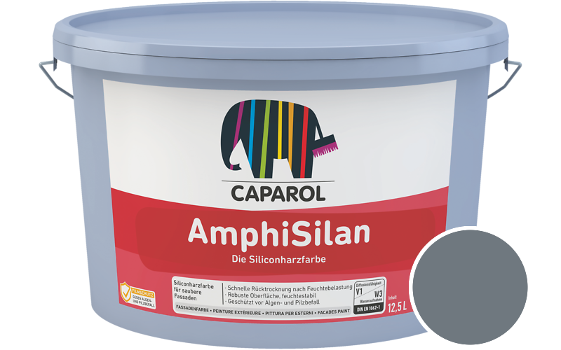 Caparol AmphiSilan 12,5L Fassadenfarbe / Getnt im Farbton Lago 15