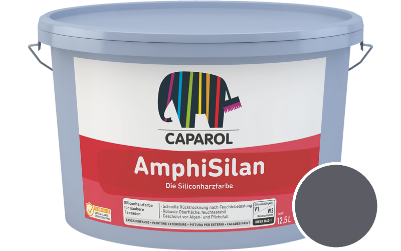 Caparol AmphiSilan 2,5L Fassadenfarbe / Getnt im Farbton Lavendel 40