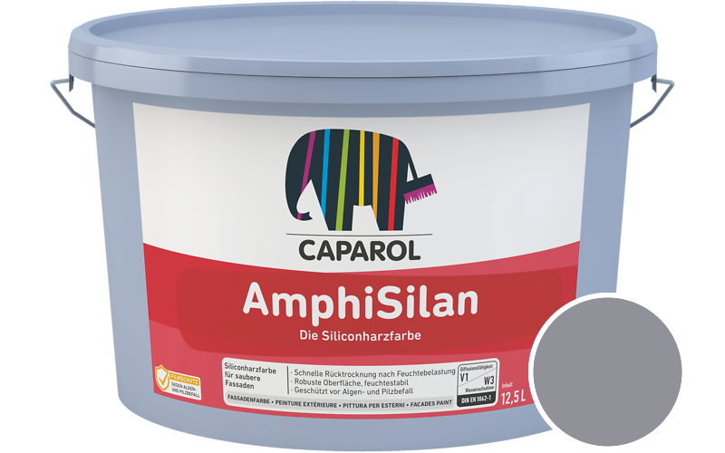 Caparol AmphiSilan 12,5L Fassadenfarbe / Getnt im Farbton Lavendel 5