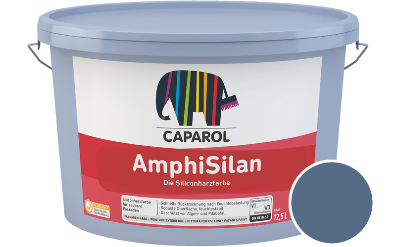 Caparol AmphiSilan 7,5L Fassadenfarbe / Getnt im Farbton Lazur 130