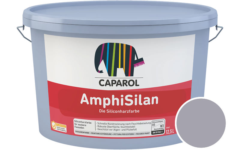Caparol AmphiSilan 7,5L Fassadenfarbe / Getönt im Farbton Litho 15