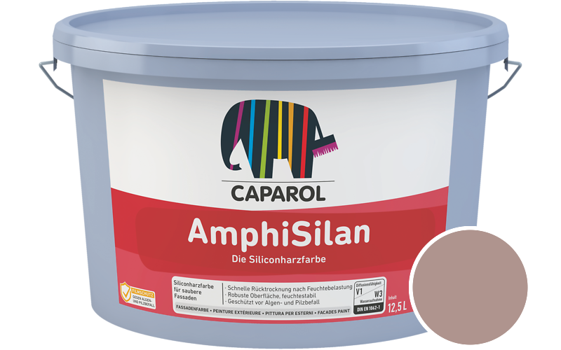 Caparol AmphiSilan 7,5L Fassadenfarbe / Getnt im Farbton Magma 50