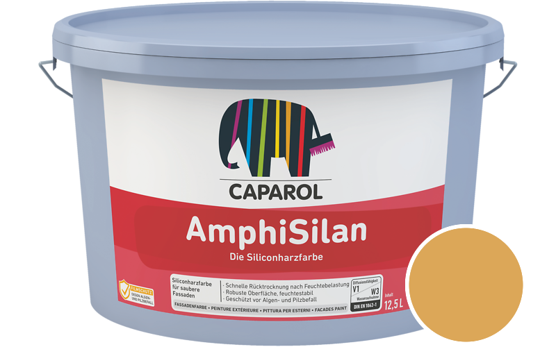 Caparol AmphiSilan 7,5L Fassadenfarbe / Getnt im Farbton Marill 100