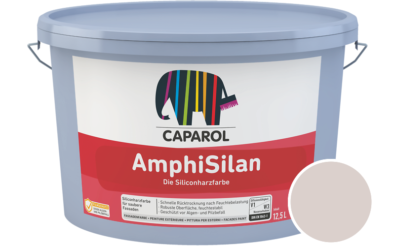 Caparol AmphiSilan 2,5L Fassadenfarbe / Getnt im Farbton Mocca 16