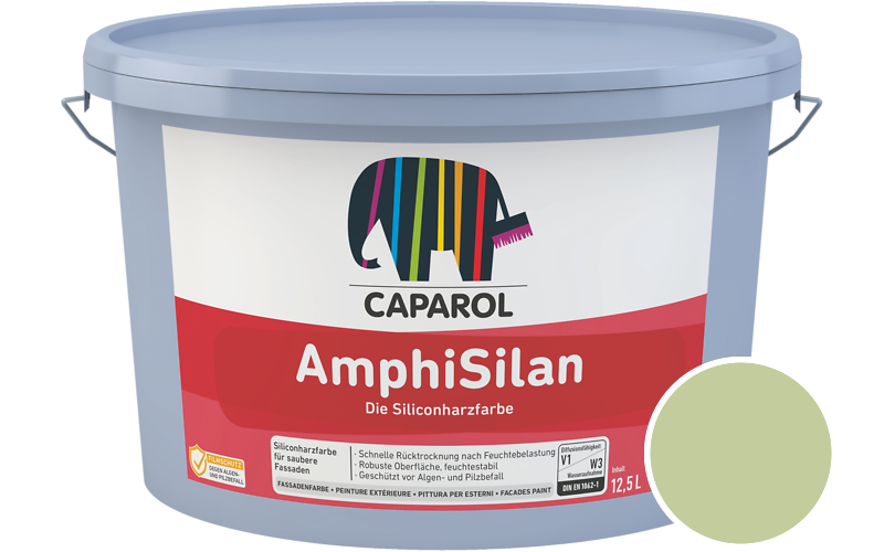 Caparol AmphiSilan 7,5L Fassadenfarbe / Getnt im Farbton Moos 110