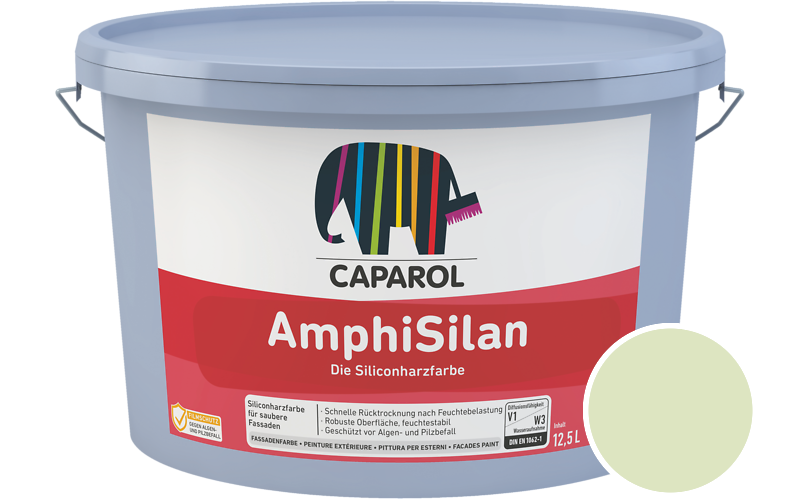 Caparol AmphiSilan 7,5L Fassadenfarbe / Getnt im Farbton Moos 115
