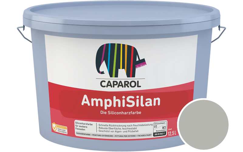 Caparol AmphiSilan 12,5L Fassadenfarbe / Getnt im Farbton Moos 45