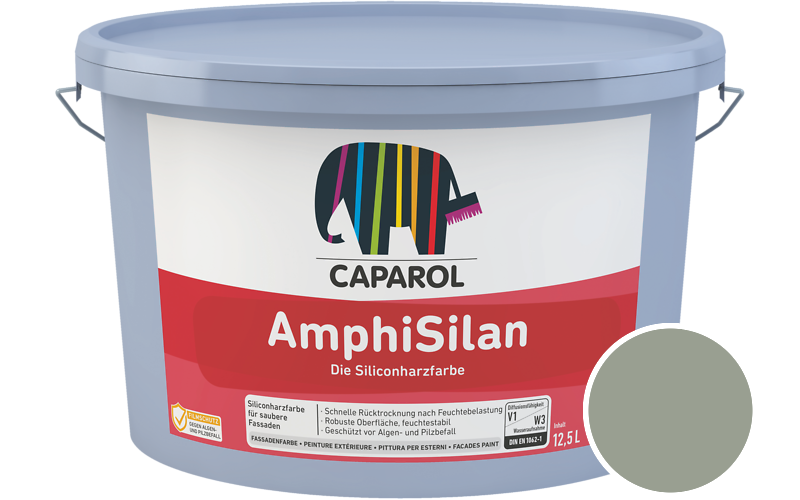 Caparol AmphiSilan 7,5L Fassadenfarbe / Getnt im Farbton Oase 10