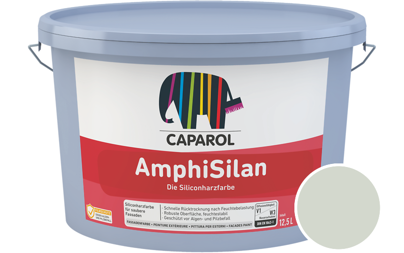 Caparol AmphiSilan 12,5L Fassadenfarbe / Getnt im Farbton Oase 55
