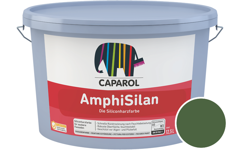 Caparol AmphiSilan 7,5L Fassadenfarbe / Get�nt im Farbton Oase 95
