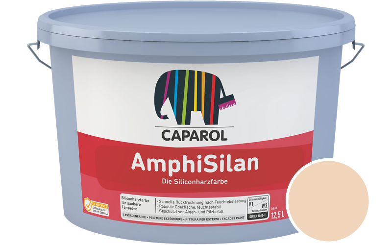 Caparol AmphiSilan 2,5L Fassadenfarbe / Getnt im Farbton Onyx 145
