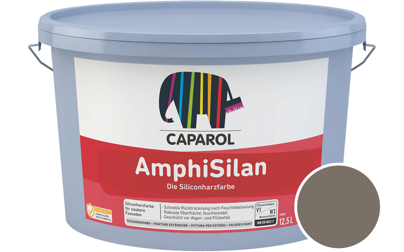 Caparol AmphiSilan 12,5L Fassadenfarbe / Getnt im Farbton Onyx 35
